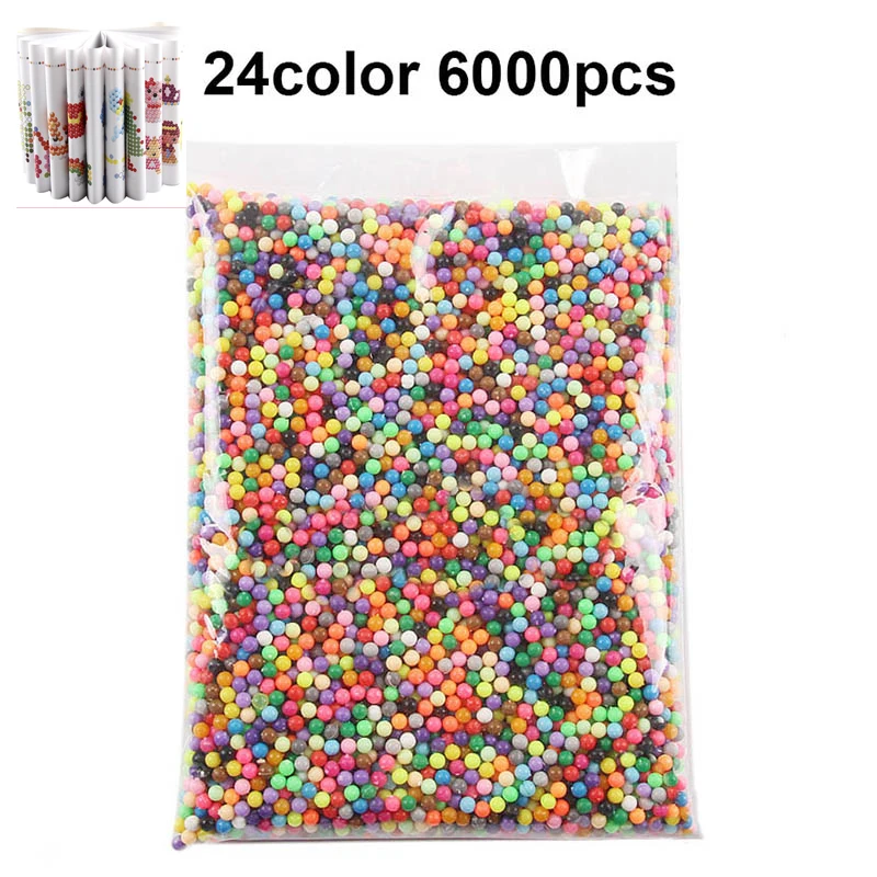 

DIY Water Magic Beads Set Toys For Children Animal Molds Hand Making Puzzle Kids Educational Toys Boy Girl Spell Replenish Beans