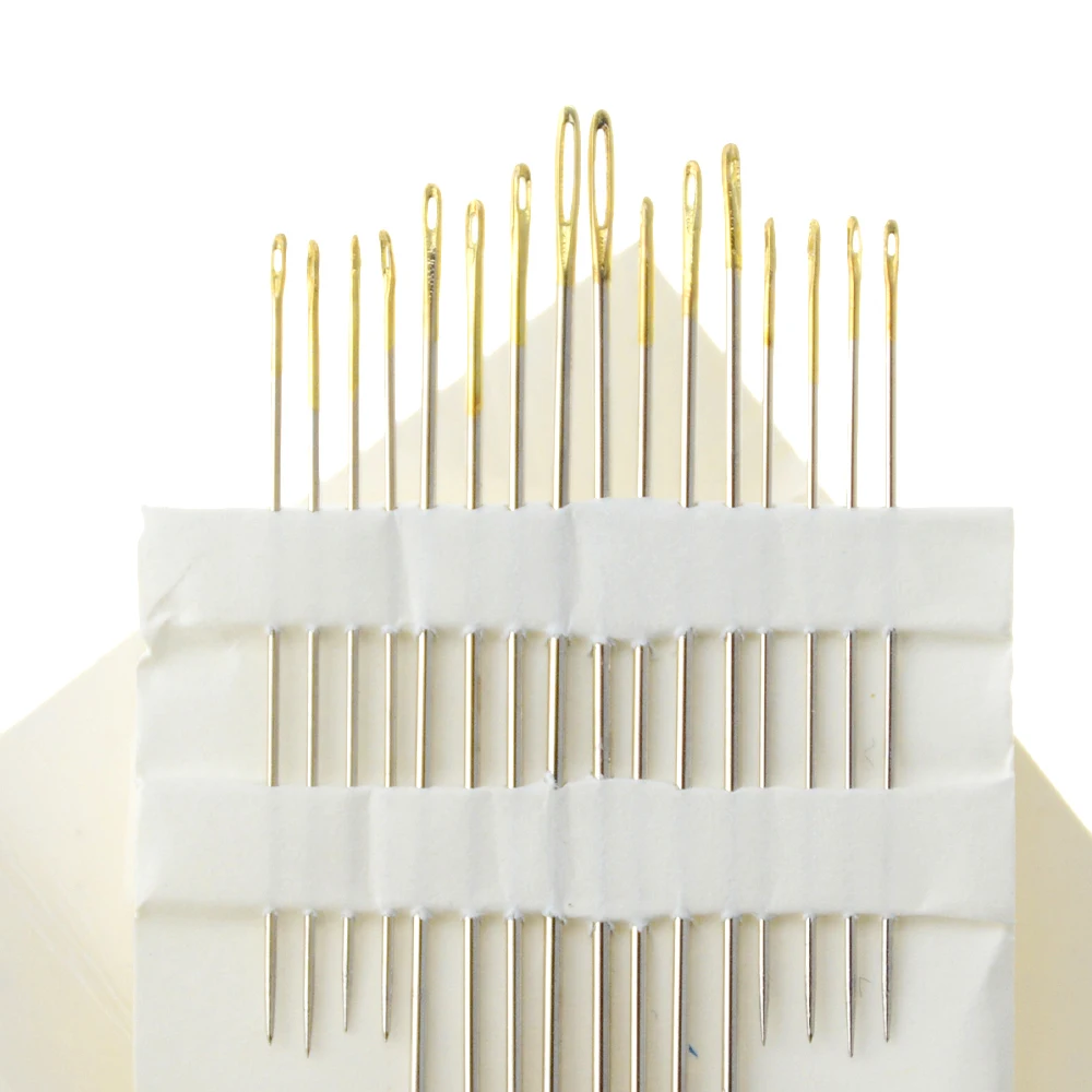 16 шт./лот золотистый хвост инструмент для вышивки сделай сам игла рукоделия