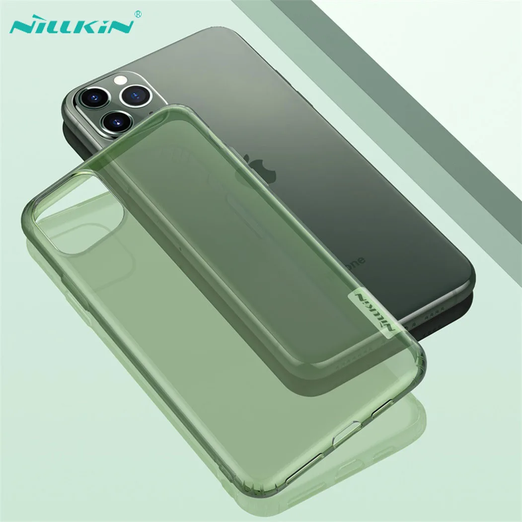 Чехол Nillkin для iPhone 11 Pro Max(5,8/6,1/6,5), Натуральный прозрачный мягкий кремний, TPU задняя крышка для iPhone11 Pro