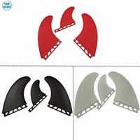 surfbord single tabs fins honeycomb fiberglass material surf t1 size fins red good quality surf tri set fins free shipping