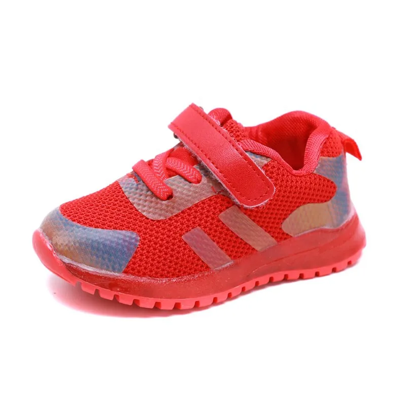 

Children's Sports Shoes 2020 Spring Breathable Boys Casual Shoes Girls Colorful LED Lights Shoes Fashion Colorful Sports Shoes