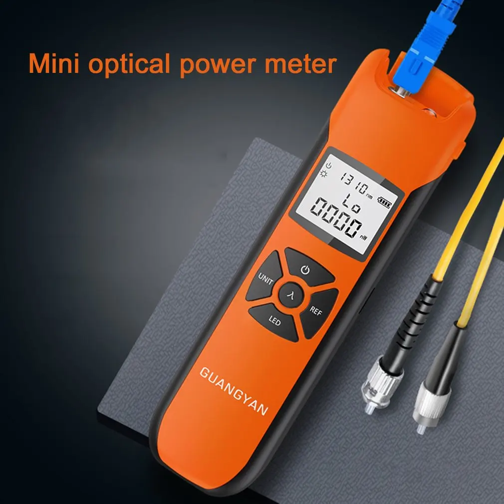 Mini Optical Power Meter FC/SC/ST Universal Port High Precision USB Rechargeable Fiber Optic With FlashLight | Мобильные телефоны и