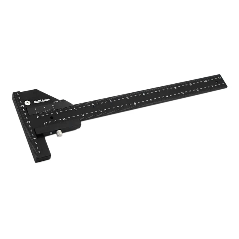 

Woodworking Multifunctional Ruler T-Shaped Rulers Woodworking Scriber DIY Tools Carpentry Tool Measuring Tools