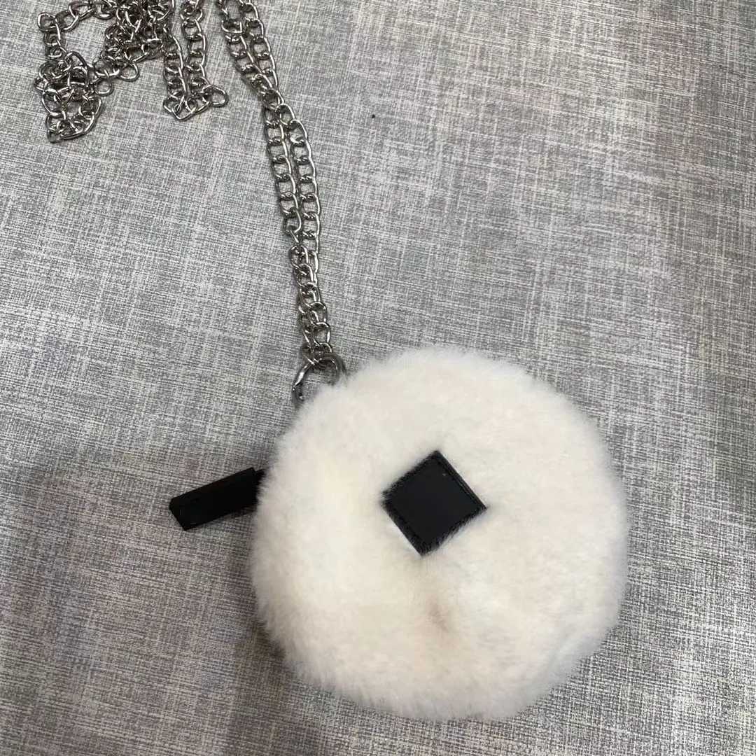 Дизайнерская мягкая плюшевая Сумочка винтажная пушистая женская сумка через