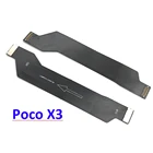Новинка для Xiaomi Poco X3 NFC материнская плата разъем материнской платы ЖК-дисплей гибкий кабель для Mi Poco X3