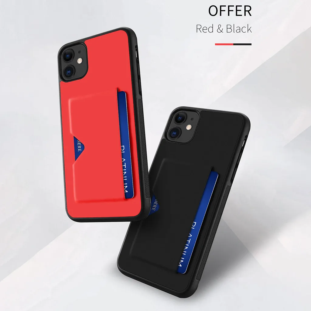Модный защитный чехол для телефона с отделением кредитных карт iPhone 11 Pro 5 8 дюйма