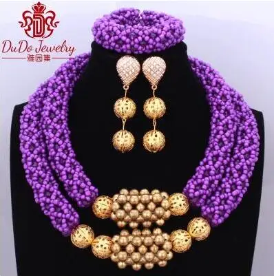 Восхитительный Африканский нигерийский Свадебный брендовый комплект ювелирных