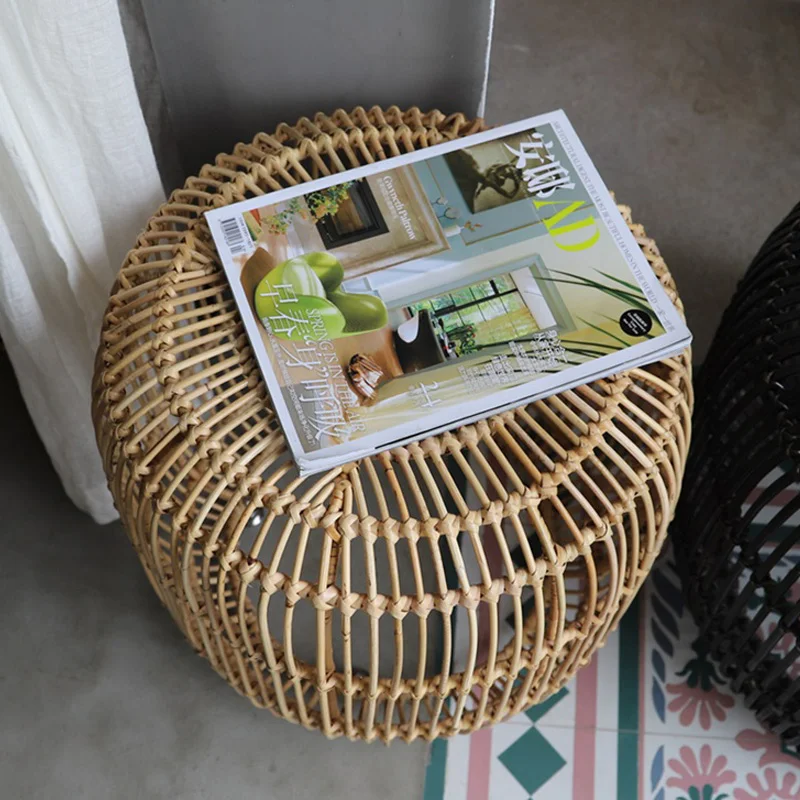 Современные минималистичные столики ручной работы журнальный столик из ротанга