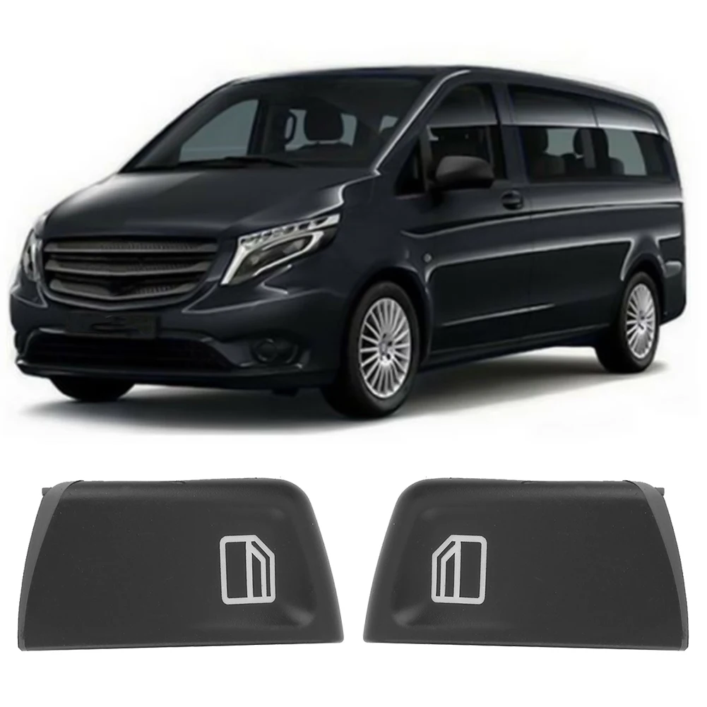 2 шт. крышки для кнопки выключателя стекла автомобиля Mercedes Vito Viano W639 Sprinter II 906 2003