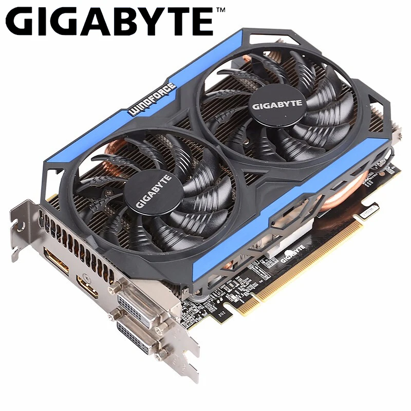 GIGABYTE Gaming PC графическая карта NVIDIA GeForce GTX 960 2GB GDDR5 от Gamer GTX960 128Bit Hdmi Dvi игра Б/у
