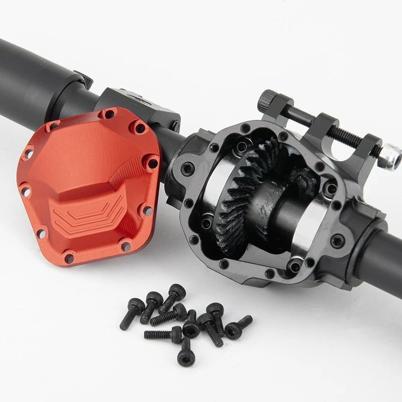 CNC алюминиевый передний задний Прямой полный мост для осевого SCX10 II 90046 1/10 RC