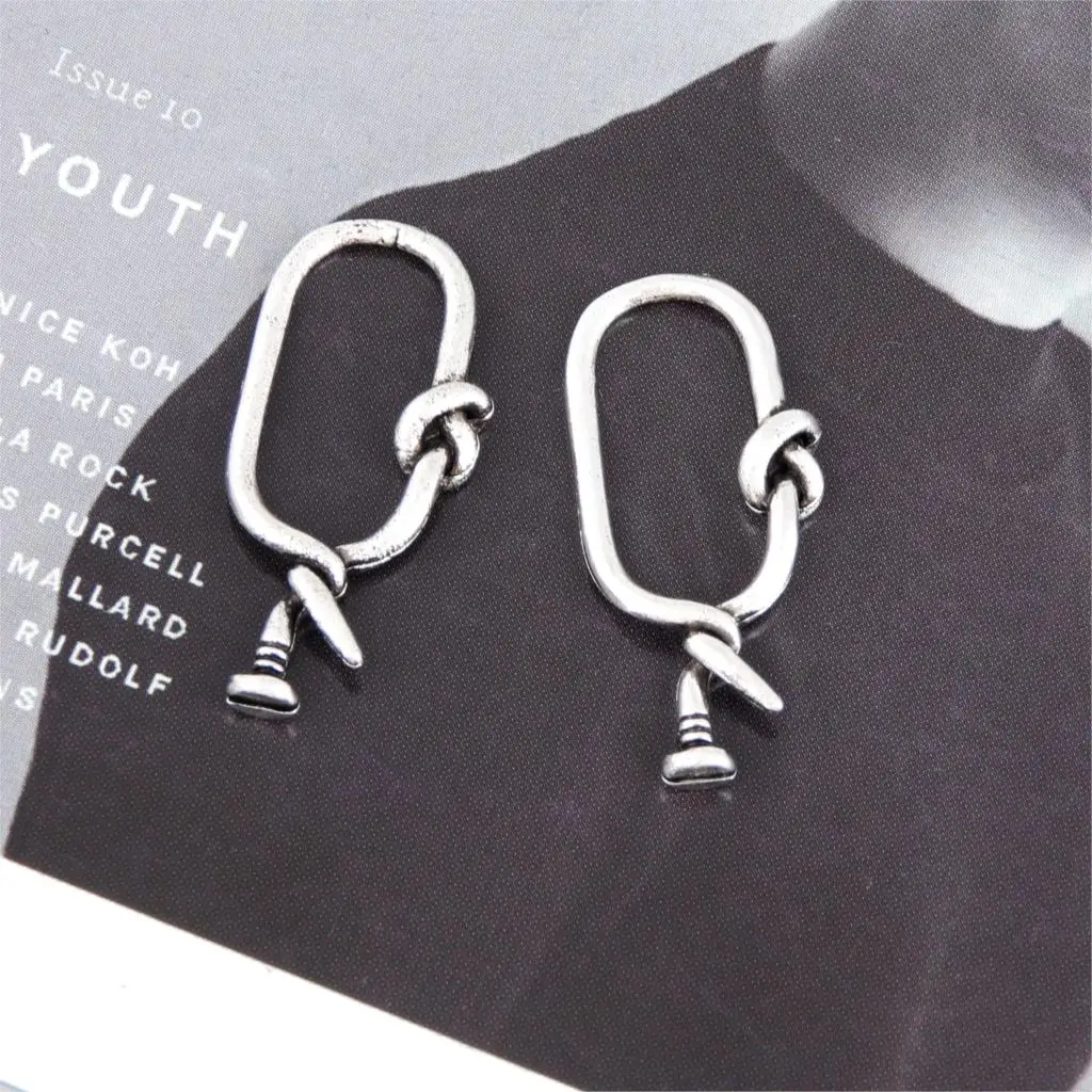 Новое поступление подвески для ногтей серебристого цвета рабочий кулон