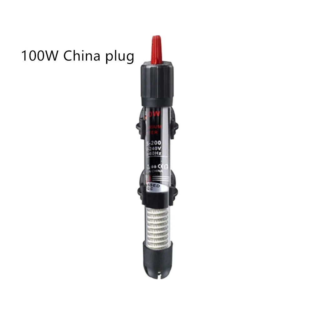 100W China plug Аквариумный аквариум, автоматический нагревательный стержень с постоянной температурой, энергосберегающий нагреватель для аквариума, аксессуары для аквариума - Цвет: 100W China plug