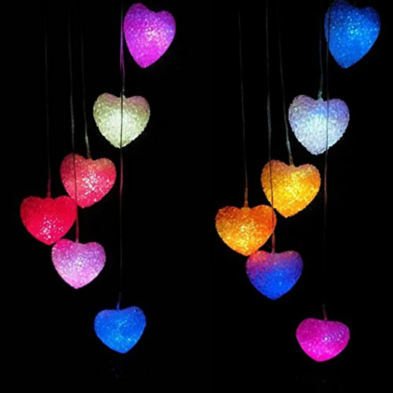 

Loving Heart Solar Wind Chimes Outdoor Hanging,Led Lights Changing Color for Home, Party,Living Room,Garden Decoration