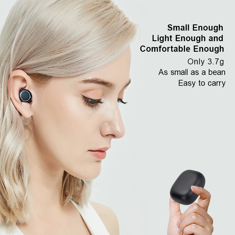 

Earphones Stereo Wireless Earbuds With Chargebox Noise Cancelling Gaming Headset Sports Waterproof