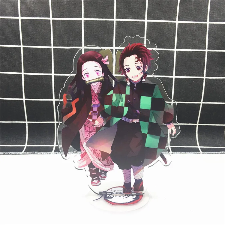 Аниме демон убийца Kimetsu no Yaiba брелок Kamado Tanjirou Hashibira Inosuke Tomioka Giyuu милый забавный мультфильм акриловый брелок