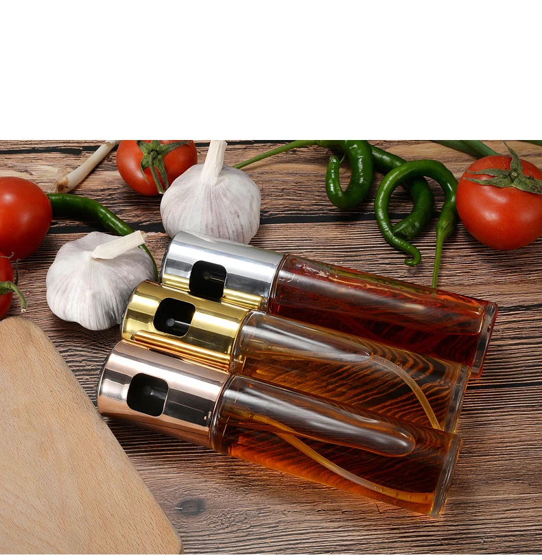

1 pcs Stainless Steel Olive Pump Spray Bottle Oil Sprayer Oiler Pot BBQ Barbecue Cooking Tool Can Pot Cookware Kitchen Tool