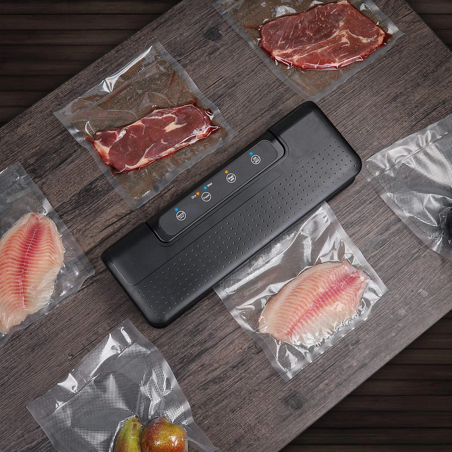 

MAXFUTURE Vacuum Sealer Machine Electric Power Source Sous Vide Chamber Handheld Food Sealing Plastic Packer Vacuum Sealer SALE