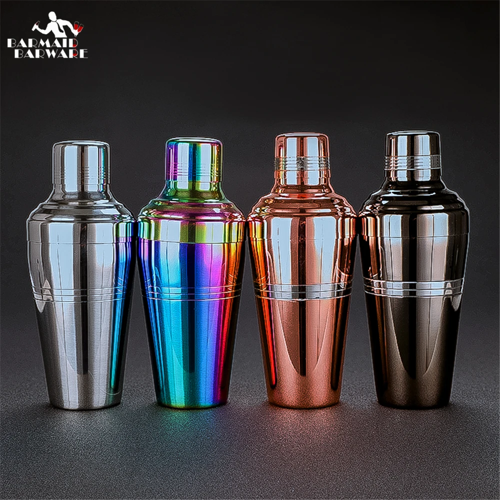 

510ml Stainless Steel Cocktail Boston Bar Shaker Japanese Style Mirror Finish Bar Wine Drink Mixer Set