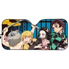 Экран солнцезащитный козырек автомобильные аксессуары Автомобильный солнцезащитный козырек на лобовое стекло Защита от демонов рассекающий автомобиль автомобильный солнцезащитный козырек аниме 2021 Универсальный подходит