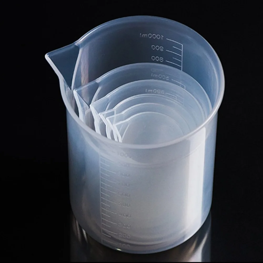 

10pcs / 50ml-500ml Transparent Cup Transparent Plastic Measuring Cup for Home Kitchen Baking Utensils