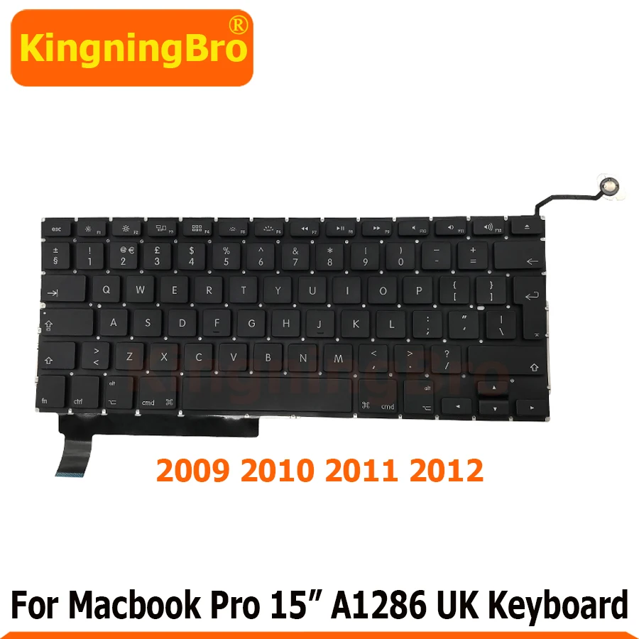 Клавиатура A1286 для ноутбука MacBook Pro 15 дюймов английская раскладка замена