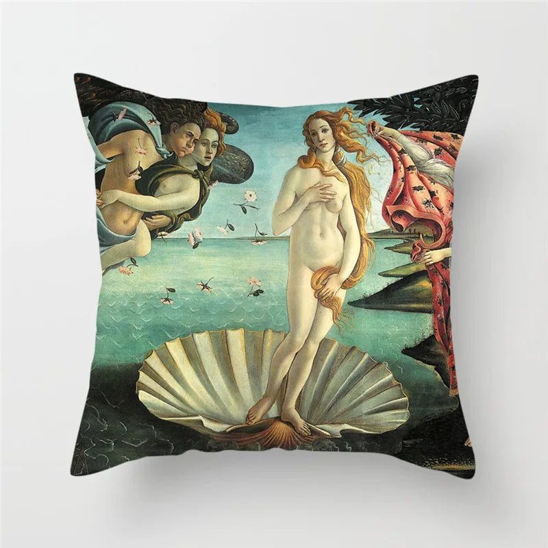 Наволочка на подушки с рисунком Ван Гога декоративная наволочка для дома дивана