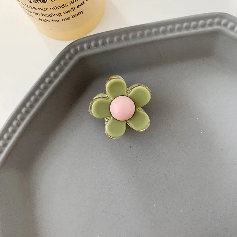 2019 Новинка для девочек 1 штука футболка с цветной акриловый цветок коготь волос