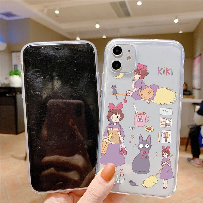 Чехол для телефона с рисунком аниме Унесенные призраками Тоторо iPhone 13 12 11 Pro XS MAX