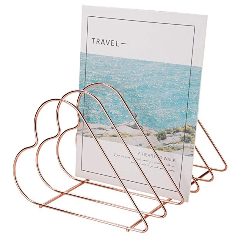 Azine держатель файл сортировщик металла 5 слот стол органайзер стойка для папки