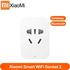 Умная розетка Xiaomi Mijia, Wi-Fi, 2 штекера, bluetooth-шлюз, дистанционное управление через приложение Versio, таймер, Вилка питания, обнаружение питания, вилка, работа