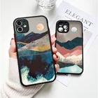 Чехол для iPhone 12 Pro Max, литературный чехол для iPhone 11 Pro X XR XS Max 6 6S 7 8 Plus 12 Mini SE 2020 с защитой от снега и гор