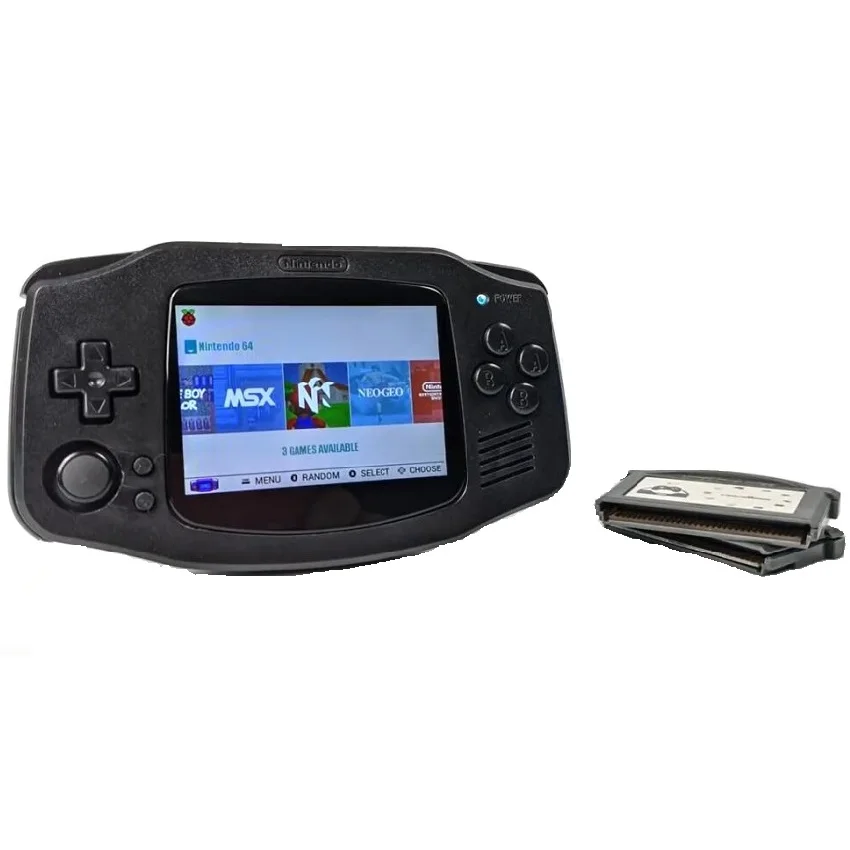 Новая консоль для видеоигр LCL Pi Boy см3 + retropie в стиле ретро игровая Raspberry с IPS экраном