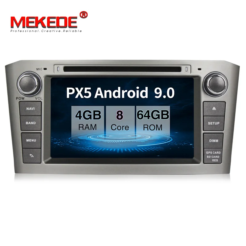 Автомобильный мультимедийный плеер для Toyota Avensis/T25 2003 2008 android 9 0 gps навигация 4 Гб