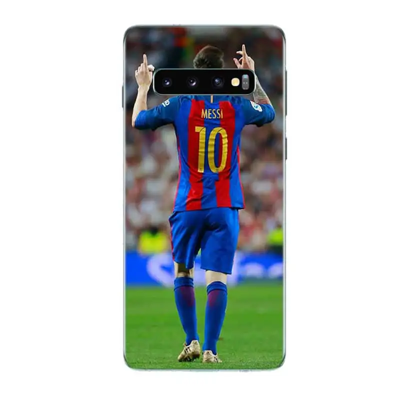 No.10 Футбол звезда номер десять силиконовый чехол для samsung Galaxy S8 S9 J4 J6 A8 A6 Plus+ J8 A7 A9 Примечание 10 Pro 9 8 S6 S7 край - Цвет: No.10