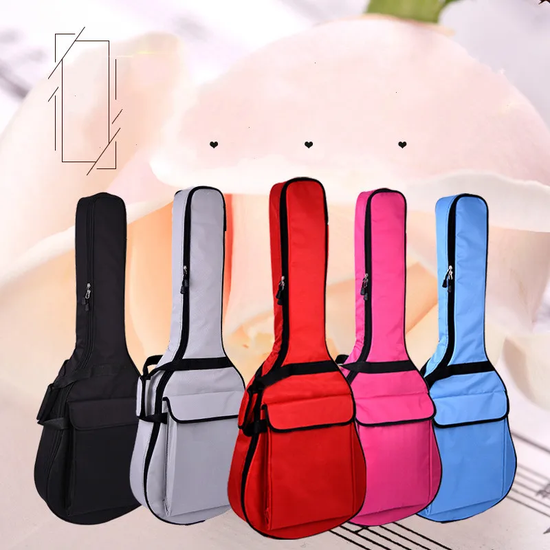 scione verdickt folk akustische gitarre tasche 363941 zoll klassische elektrische gitarre tasche hülse rucksack klavier tasche gitarre zubeh