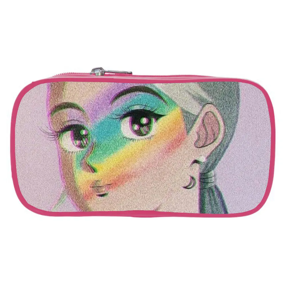 

Functionary Ariana Grande Pencil Bag Students Pen Bag Fashion High Quality Cute Stationery Bag Fashion Multifunction Pencil Case