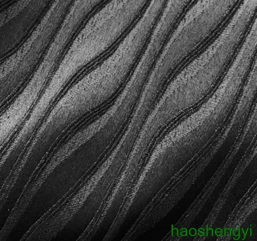 Простая модная жаккардовая ткань с узором в виде вертикальных волн трехмерная