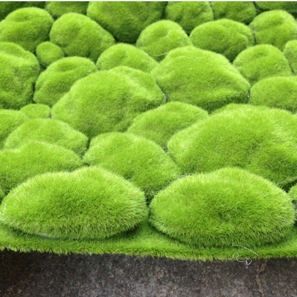Искусственное растение газон искусственное для дома фон стены мох зеленое СОД