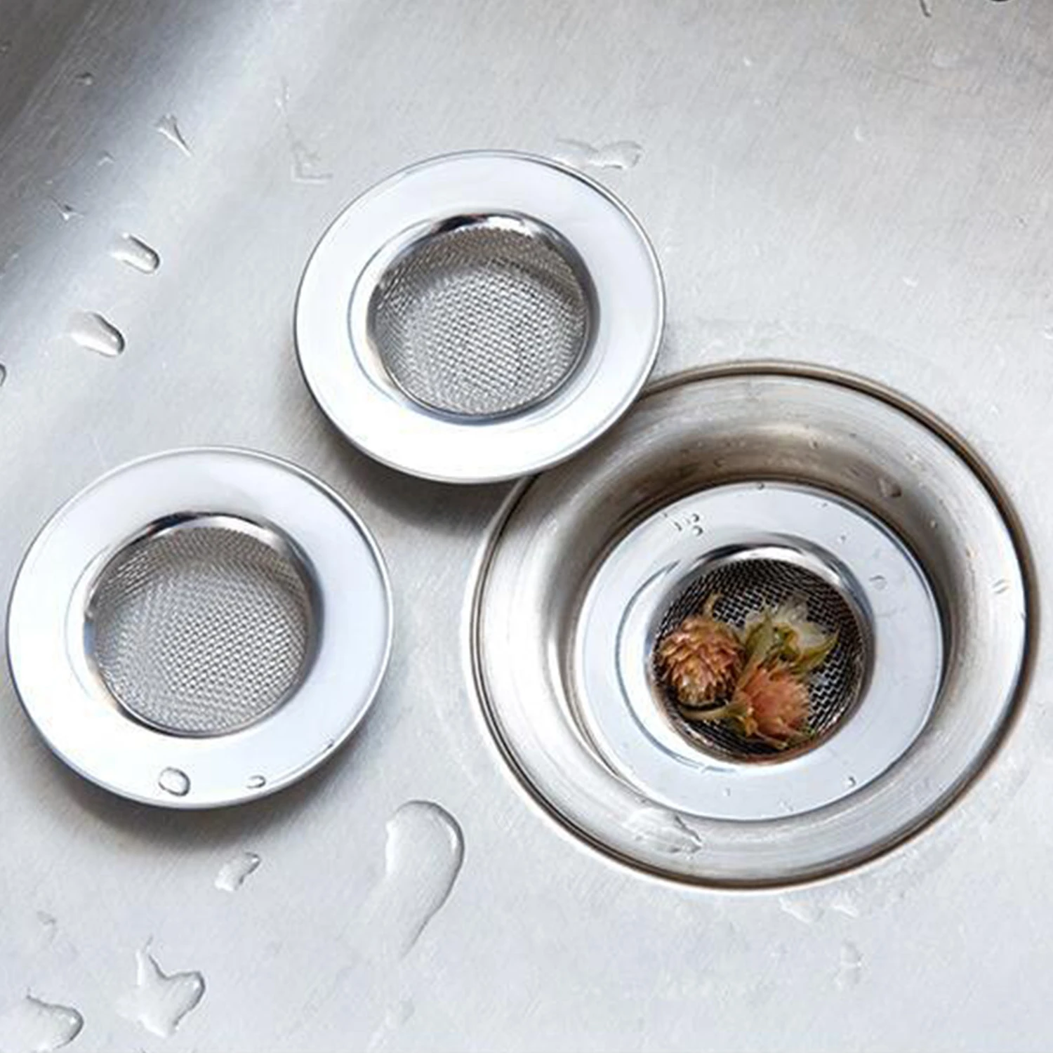 Нержавеющая сталь кухонные сливные крышки Ванная комната Душ крышка Слива