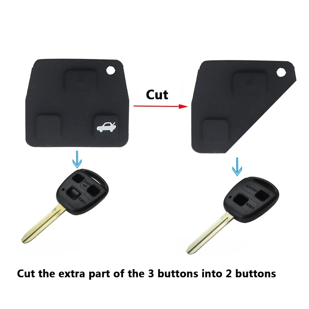 OkeyTech силиконовый Ремонтный комплект резиновая прокладка 3 кнопки сменный