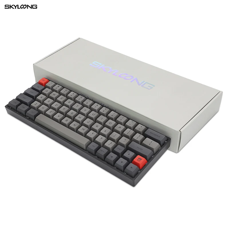 Skyloong SK64 64 Keys hot Swappable mechanical keyboard Gateron Red Yellow Switch gaming accessories gaming keyboard For MAC/Win