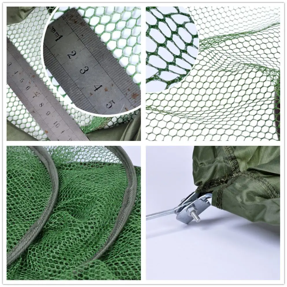4 мм военно зеленая нейлоновая Складная легкая портативная клетка для креветок