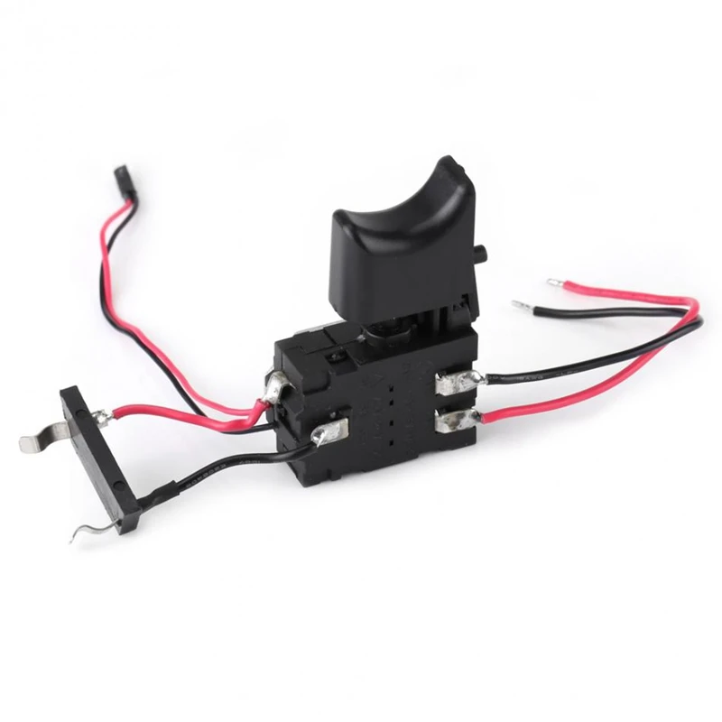 

DC 7.2 V - 24 V 16A Electric Drill Control Switch Cordless Trigger Switch with Small Light for Power Tool