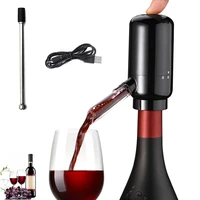 new electric wine aerator portable pourer instant wine decanter dispenser pump one touch automatic usb rechargeable set bar tool