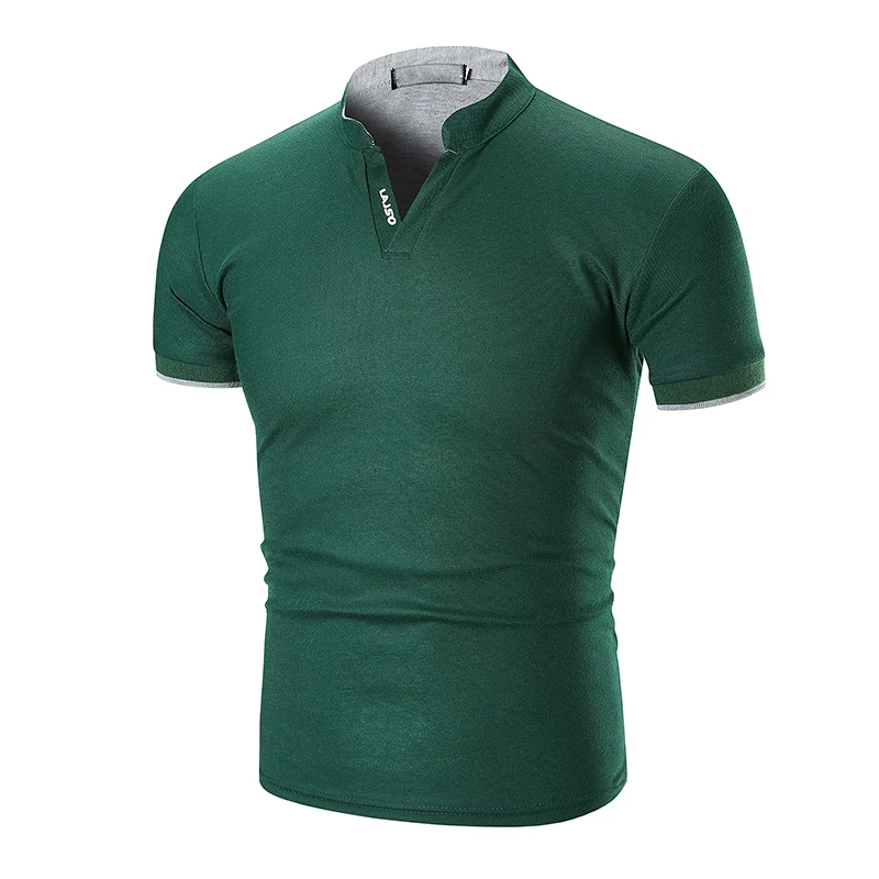 

Summer short Sleeve Polo Shirt men fashion polo shirts casual Slim Solid color business men's polo shirts men's clothing
