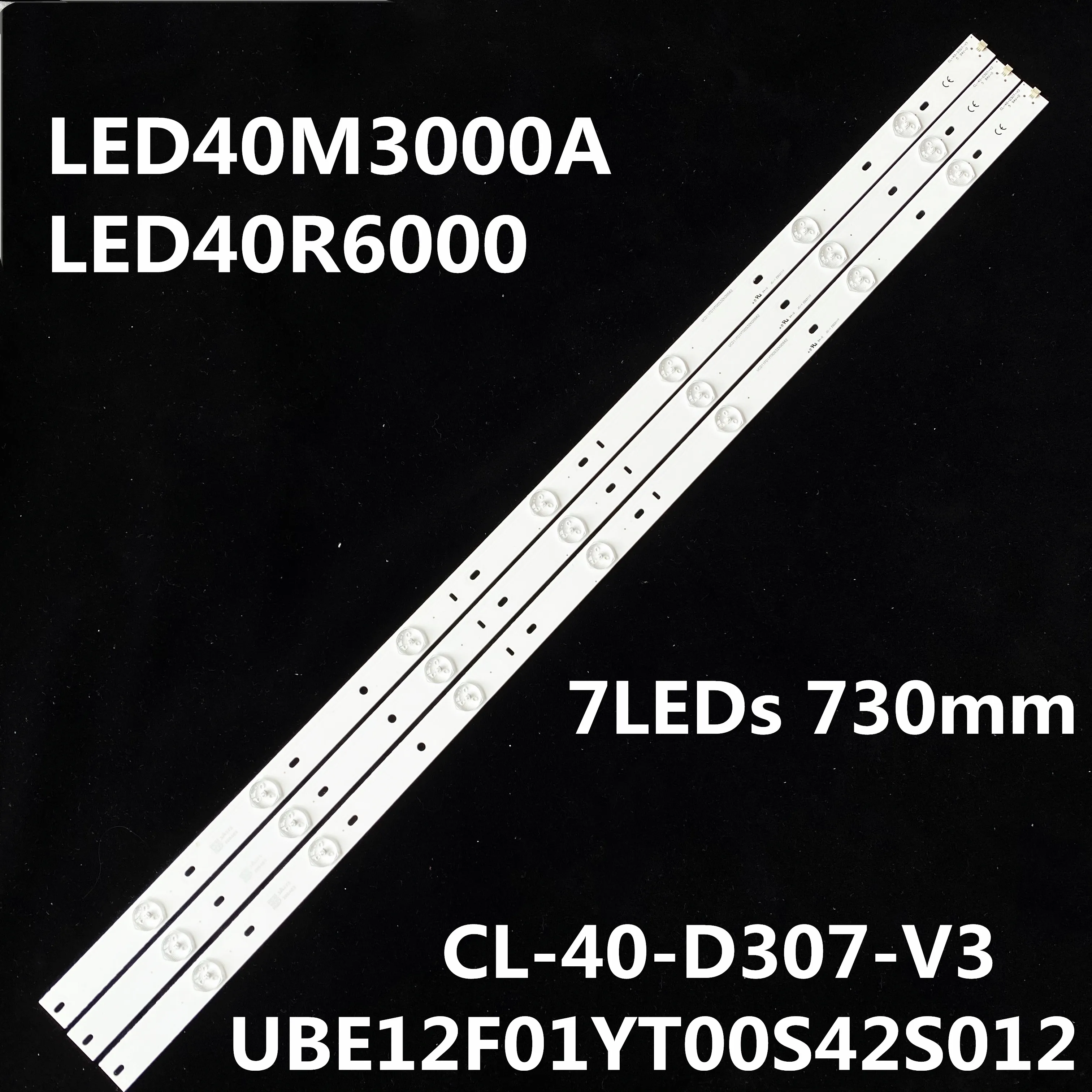 Светодиодная лента 7 светодиодный s 730 мм 3 шт. для лампочек 12f01yt00s42s01231 LED 40M3000A