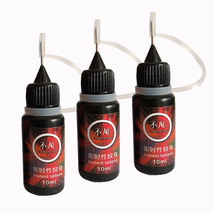 Новые 5 шт Временные безболезненные ручные быстрые чернила татуировки