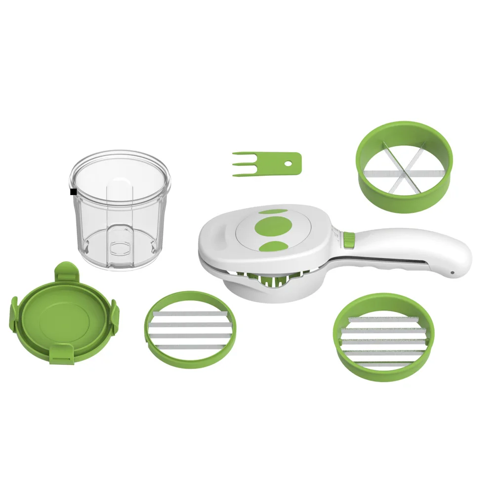 Овощерезка 5 в 1 кухонная Овощечистка из пищевого пластика измельчитель для