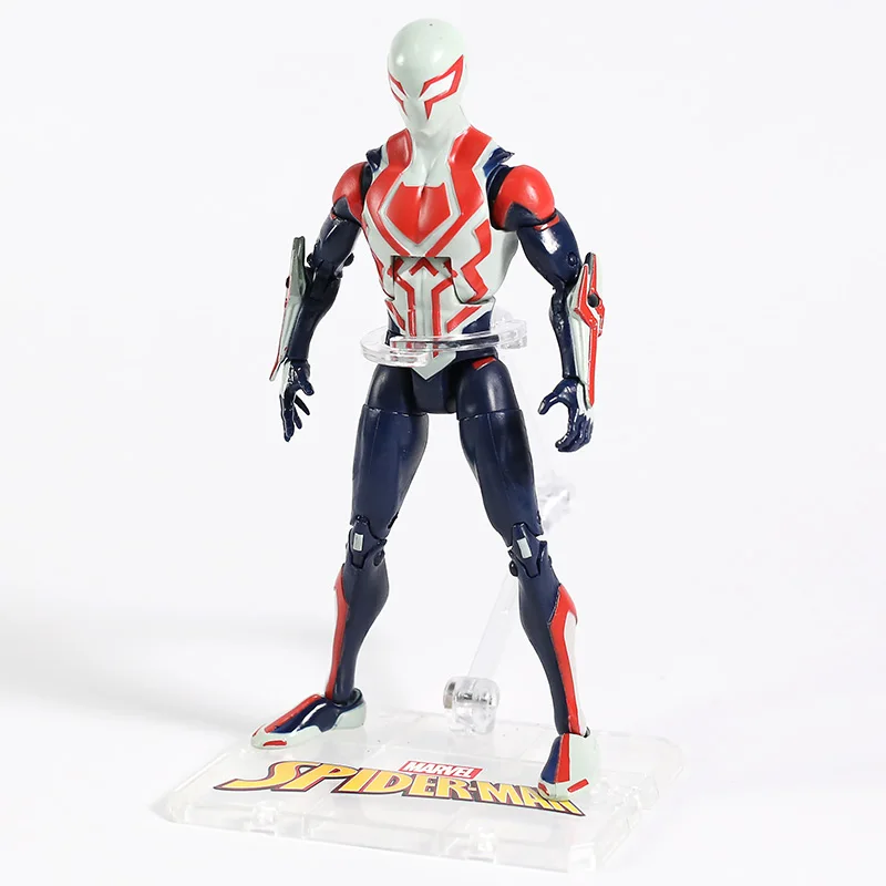Marvel Человек-паук Miles Morales Gwen Stacy Питер Паркер Черный Человек-паук 2099 ПВХ фигурка Коллекционная модель игрушки